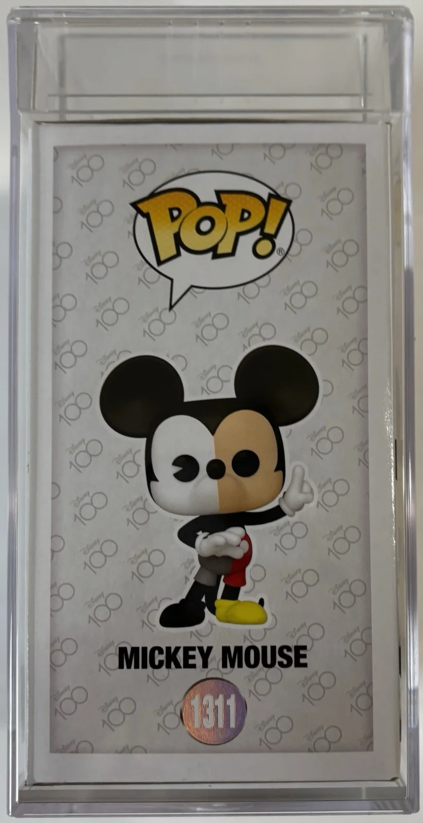 Michael Eisner Autographed/Signed Disney Mickey Mouse 100th Funko Pop PSA ENCAP, image 4