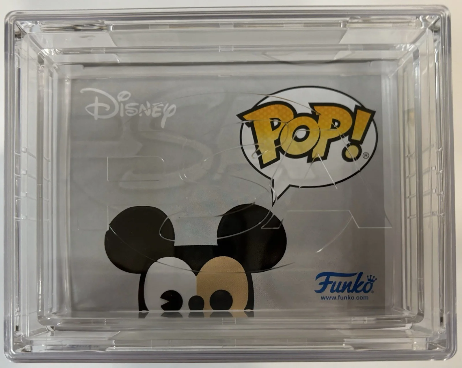 Michael Eisner Autographed/Signed Disney Mickey Mouse 100th Funko Pop PSA ENCAP, image 5