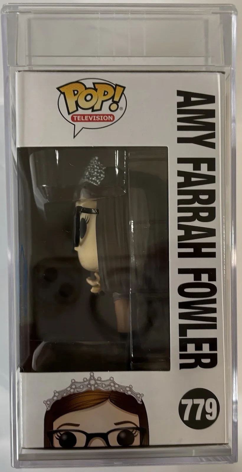 Mayim Bialik Autographed/Signed Funko Pop Amy Farrah Fowler PSA ENCAP Proof!, изображение 2