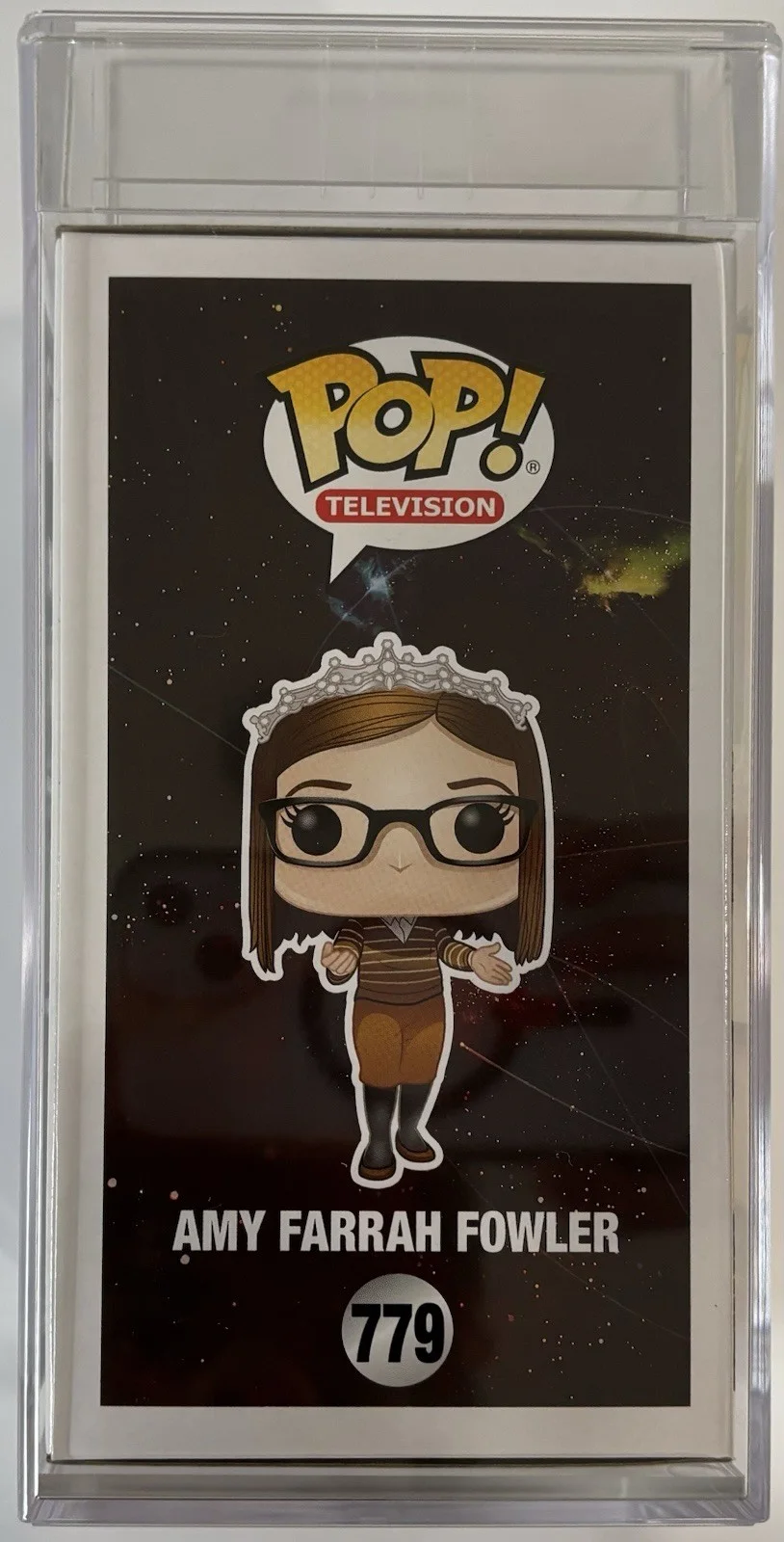 Mayim Bialik Autographed/Signed Funko Pop Amy Farrah Fowler PSA ENCAP Proof!, изображение 4
