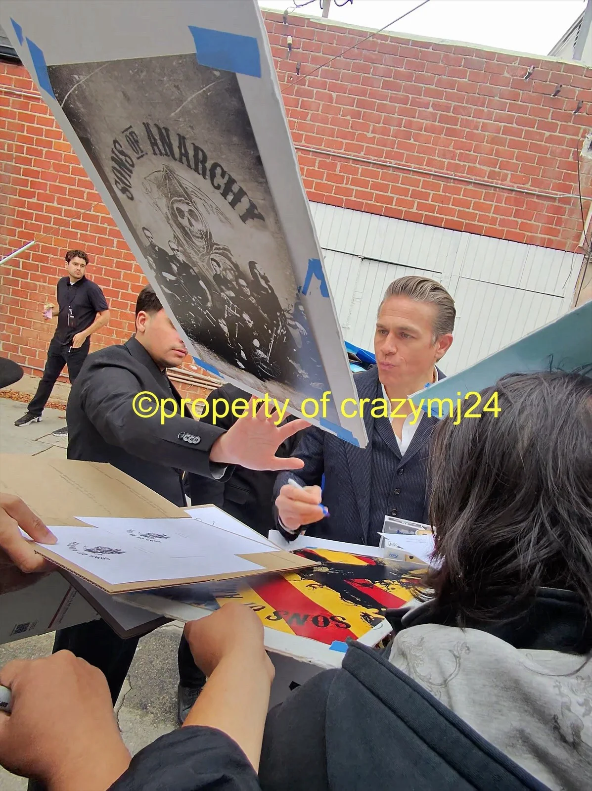 Charlie Hunnam Signed Sons of Anarchy 12x18 Poster Autograph Exact Proof SWAU, изображение 2