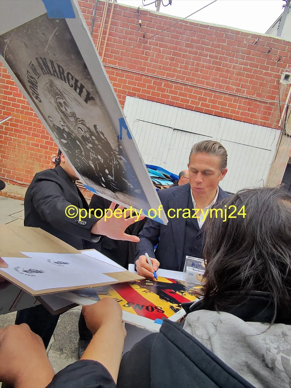 Charlie Hunnam Signed Sons of Anarchy 12x18 Poster Autograph Exact Proof SWAU, изображение 3