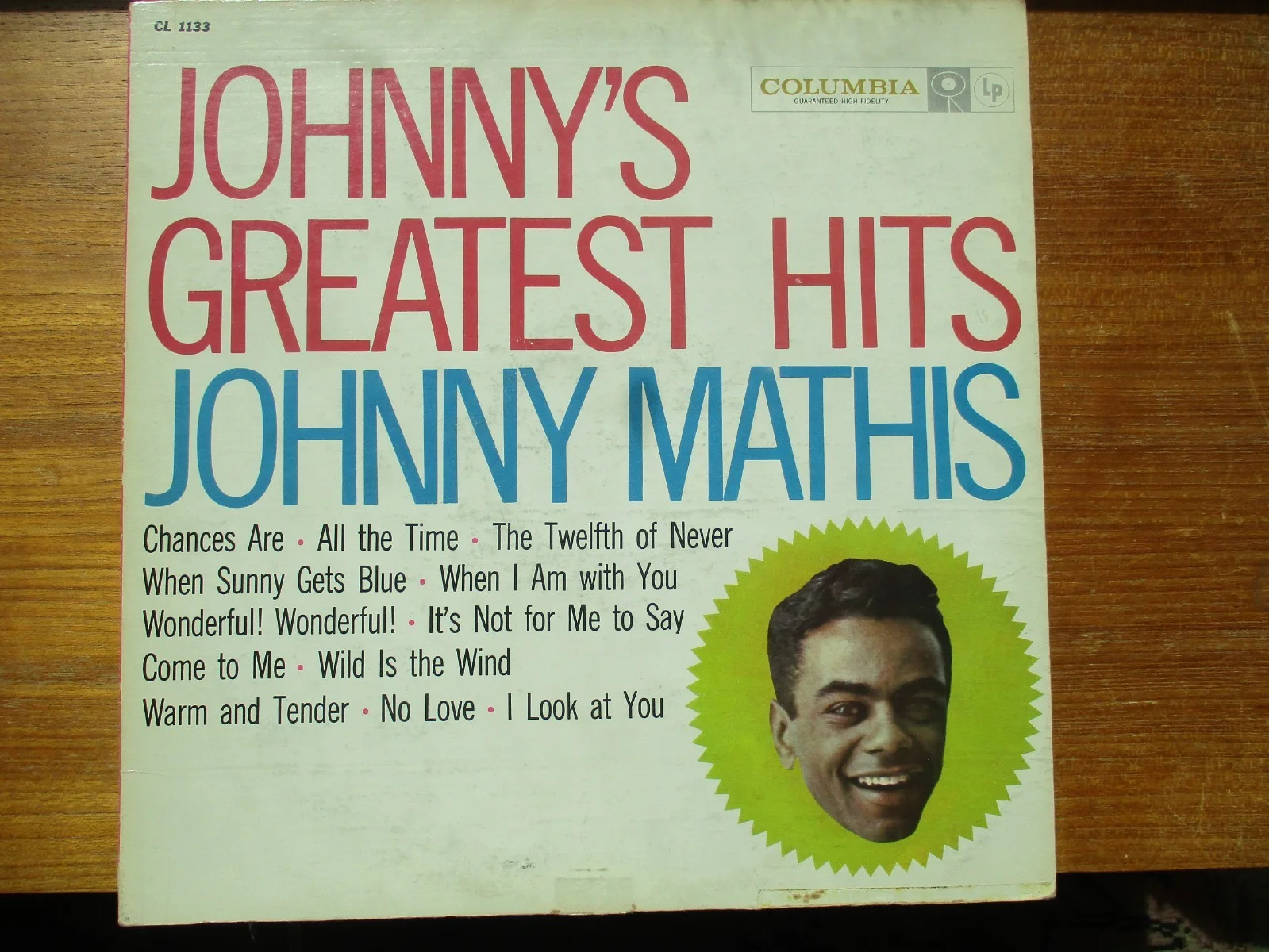 Johnny Mathis Greatest Hits Signed LP John Gilliland Estate, image 2