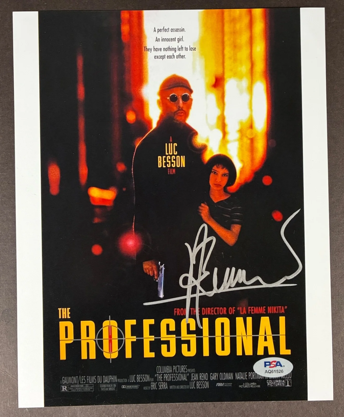 Luc Besson — LUC BESSON SIGNED 8x10 PHOTO PSA DNA AUTOGRAPH LEON THE PROFESSIONAL DIRECTOR