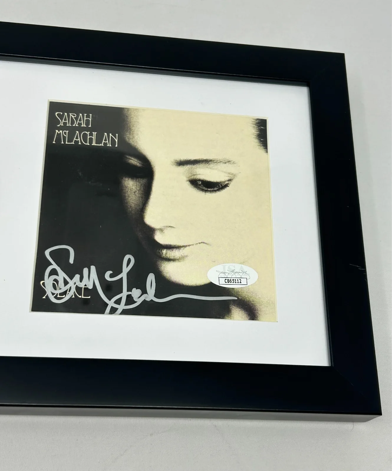 Sarah McLachlan signed Solace CD Cover Framed JSA COA, image 2