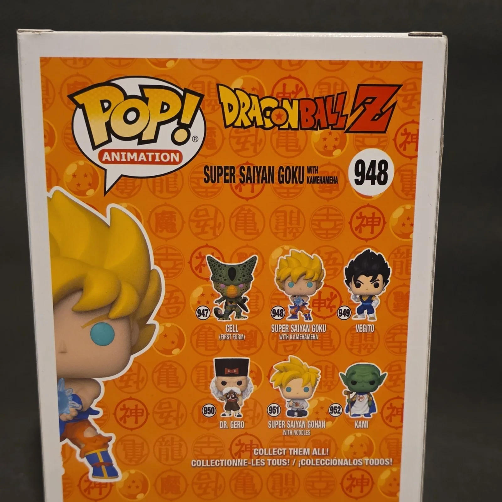 Goku — Funko Pop Super Saiyan Goku #948 Autographed Beckett Authenticated Figurine, изображение 3