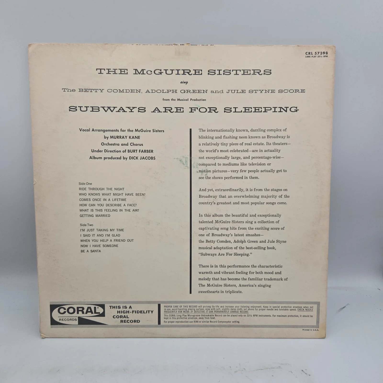 Vocal Groups SIGNED - McGuire Sisters, Lettermen, Mills Bros., 4 Lads, 4 Saints, изображение 2