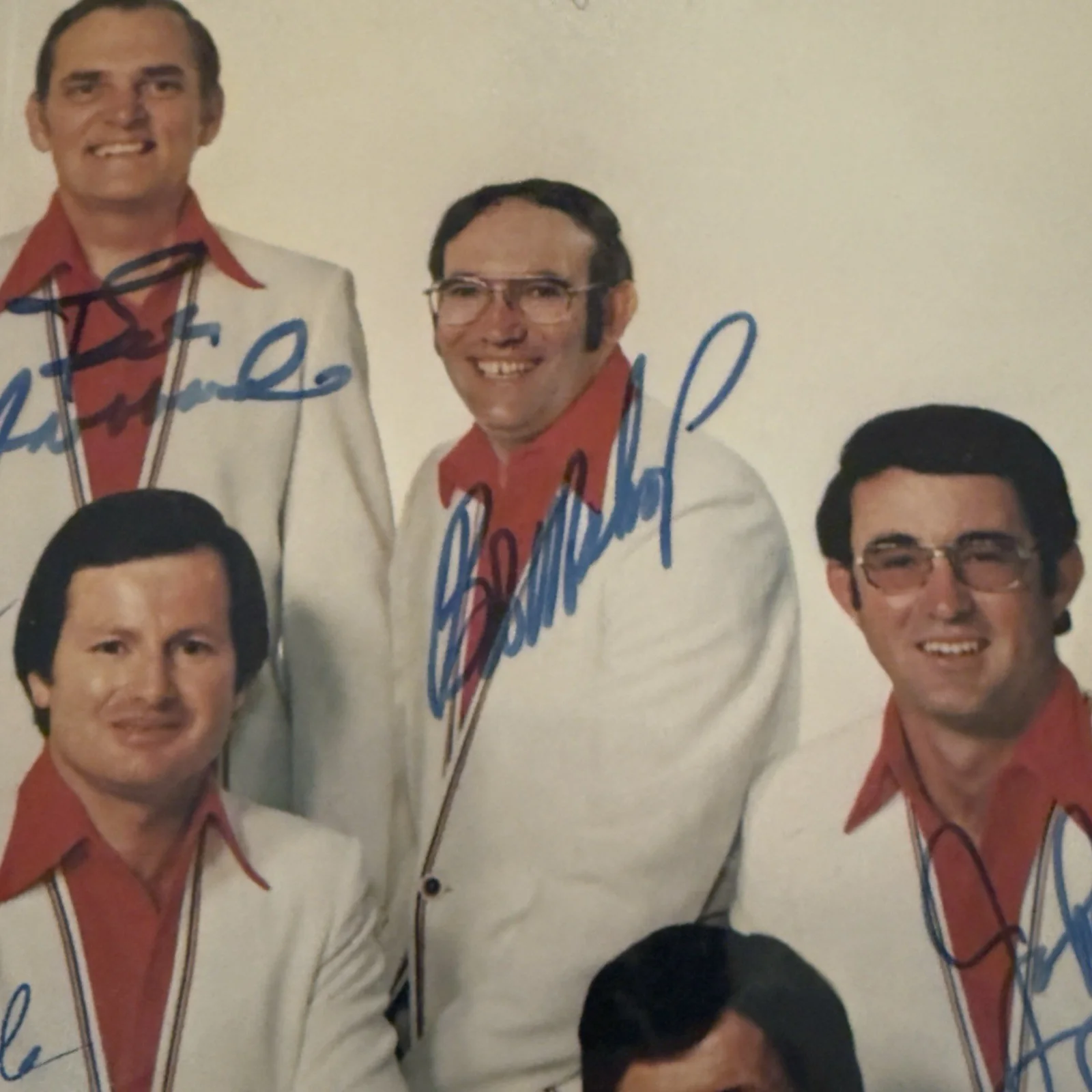 Foggy River Boys Signed 1976 Promo Photo Gospel Quartet Autographs, изображение 5