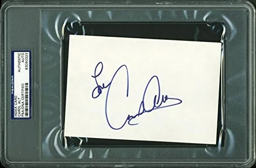 Carol Alt — Carol Alt Authentic Signed 4X6 Index Card Autographed PSA/DNA Slabbed, image 2
