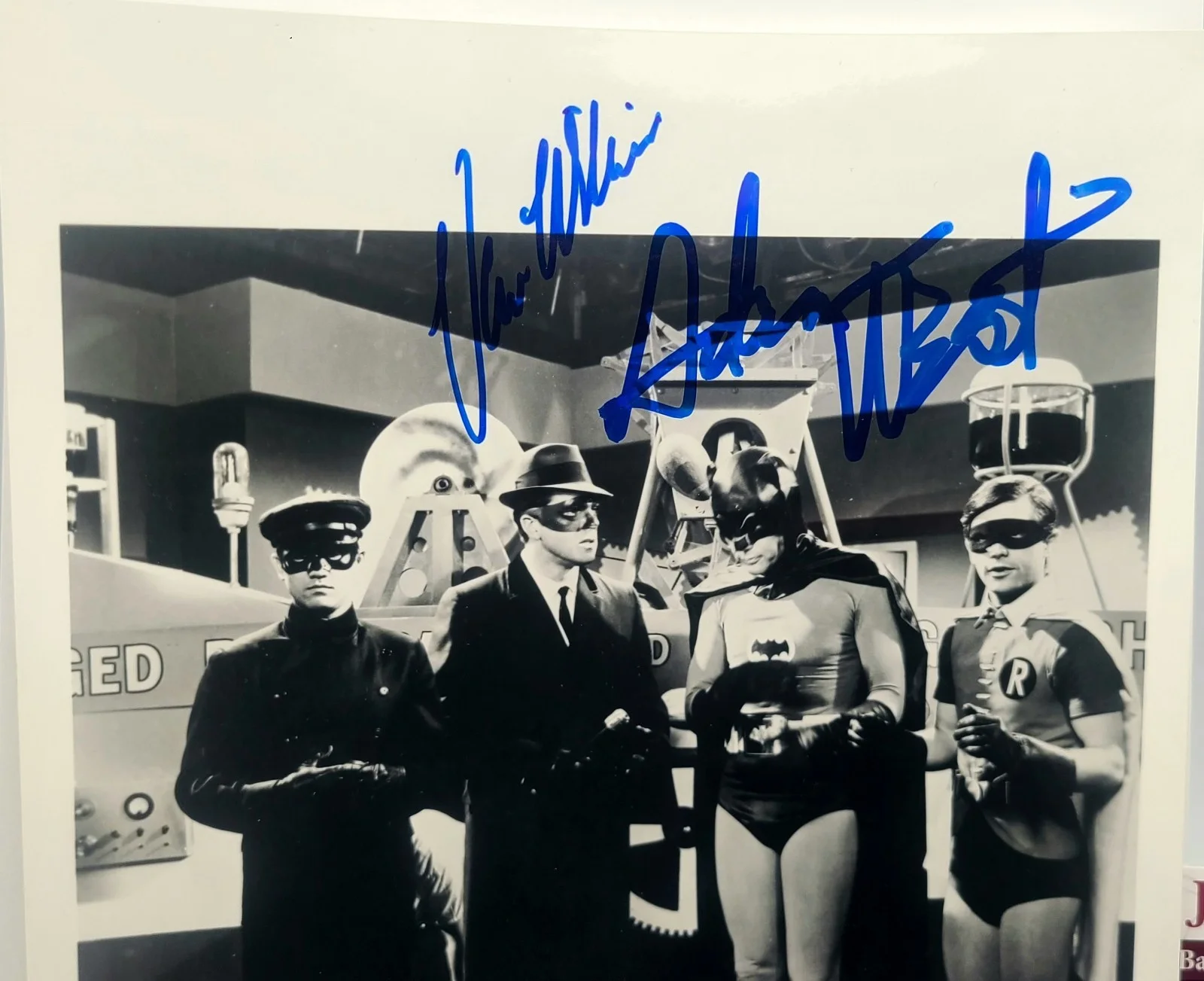 Adam West, Burt Ward, Van Williams — Adam West Burt Ward Van Williams Signed 8x10 Batman JSA COA Autograph, image 5