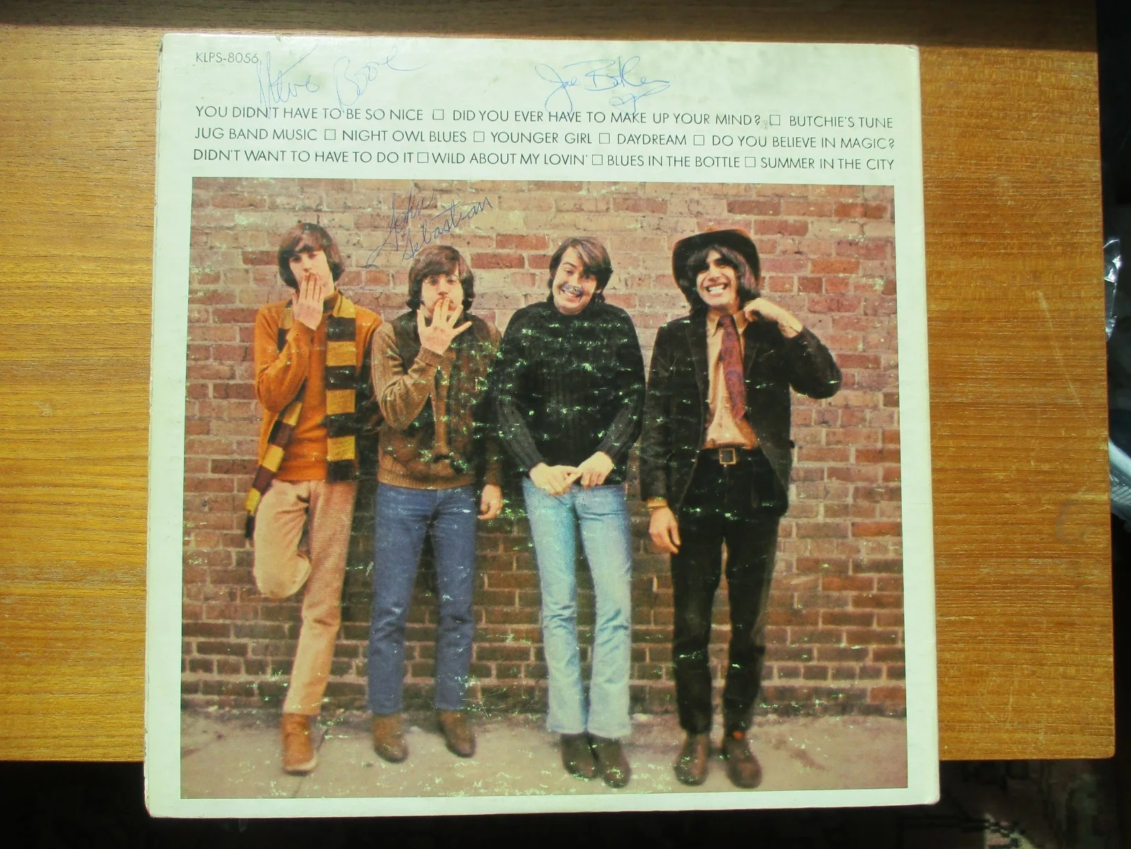 Signed X 3 Lovin' Spoonful Record KLPS-8056 Plus 4 Photos John Gilliland Estate, image 2
