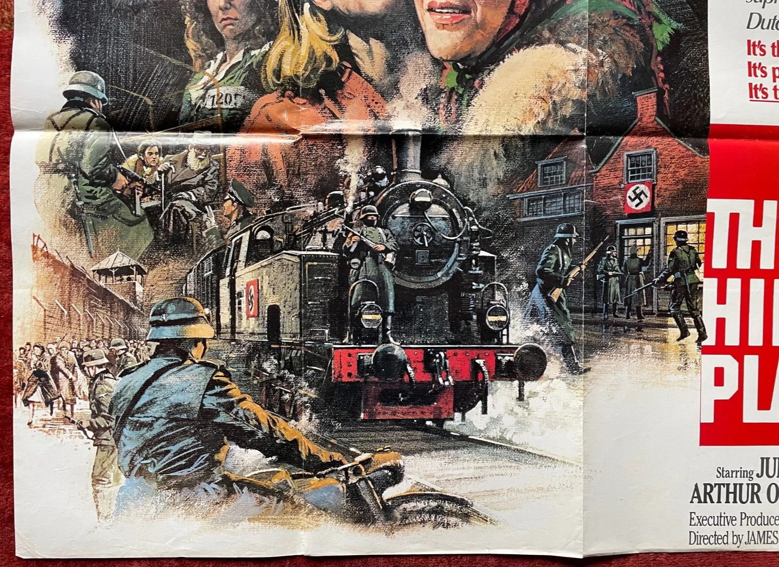 THE HIDING PLACE (1975) Original UK Quad War Movie Film Poster Julie Harris, изображение 4