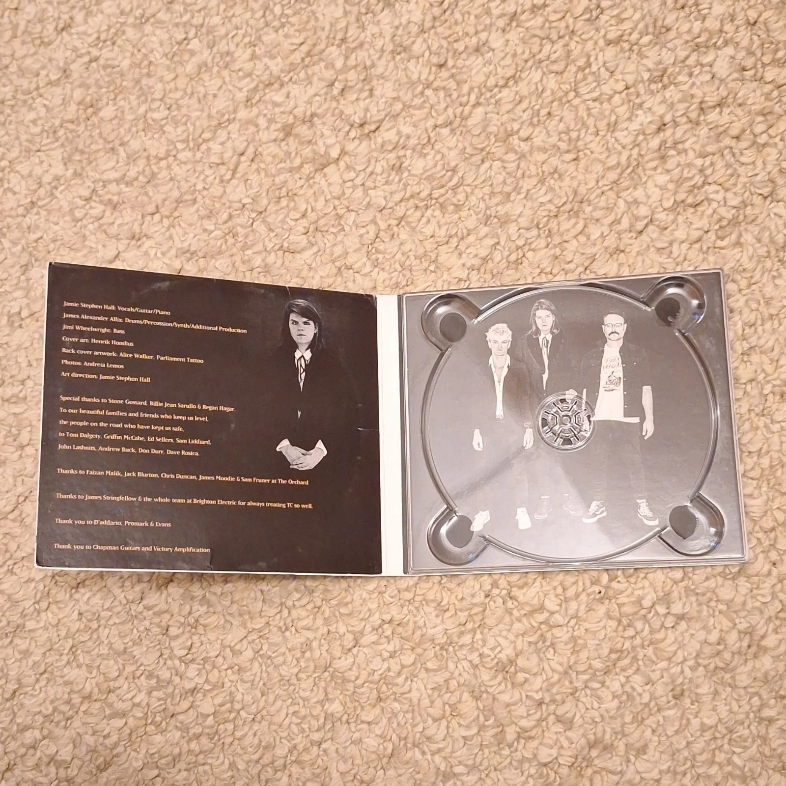 (CASE ONLY NO CD) Tigercub The Perfume of Decay Signed Album, изображение 2