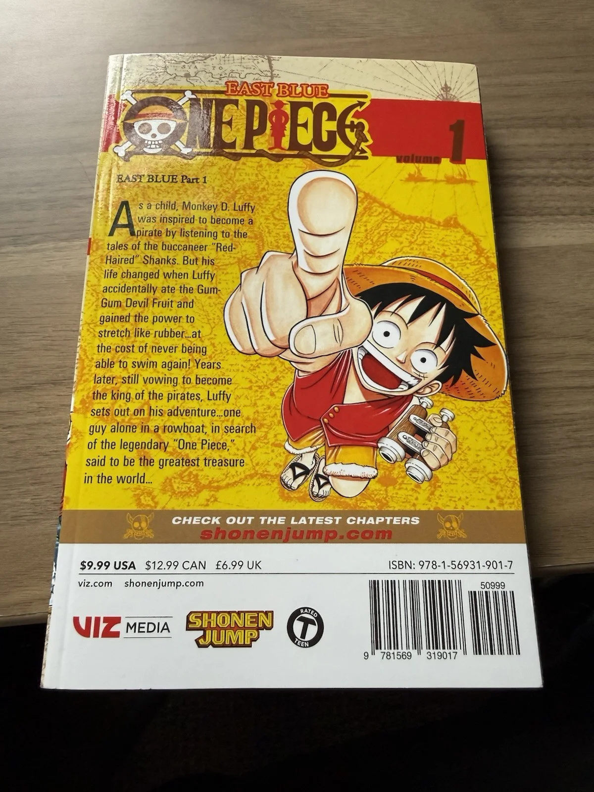 Colleen Clinkenbeard — Colleen Clinkenbeard Signed One Piece Manga Vol. 1, image 2