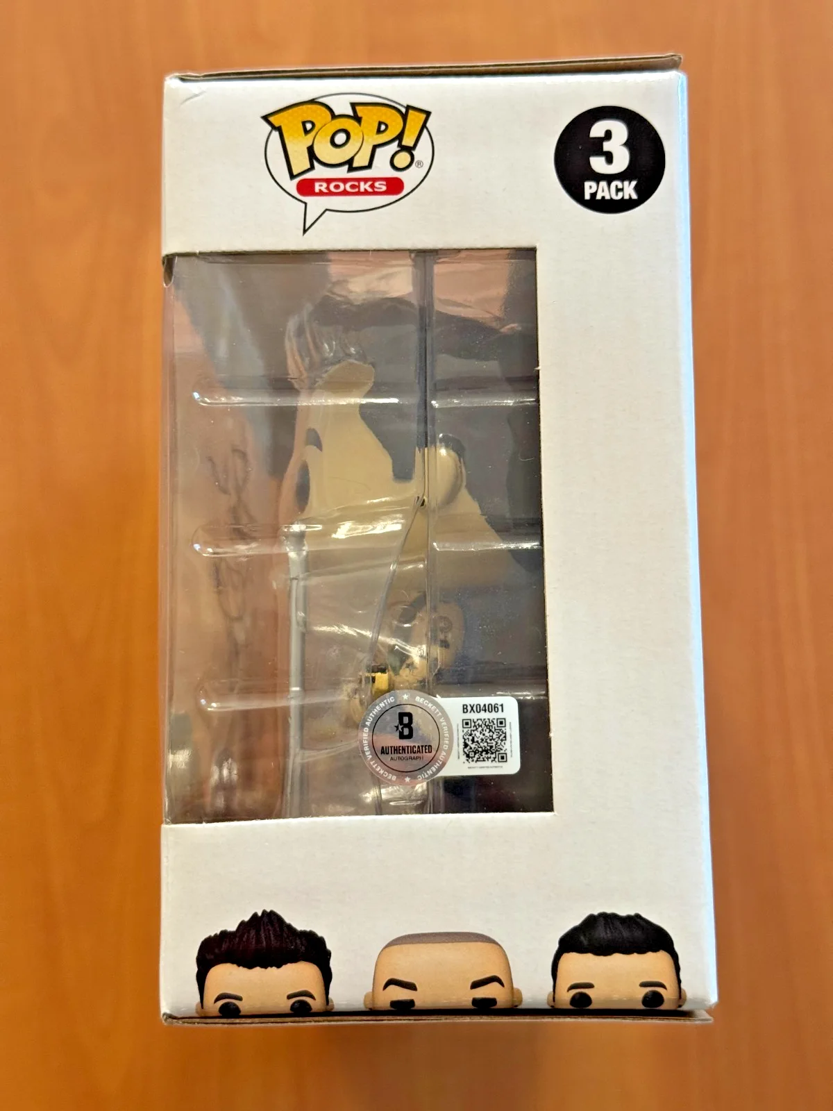 Travis Barker Mark Hoppus Signed Autographed Funko Pop Blink 182 Beckett COA, изображение 2