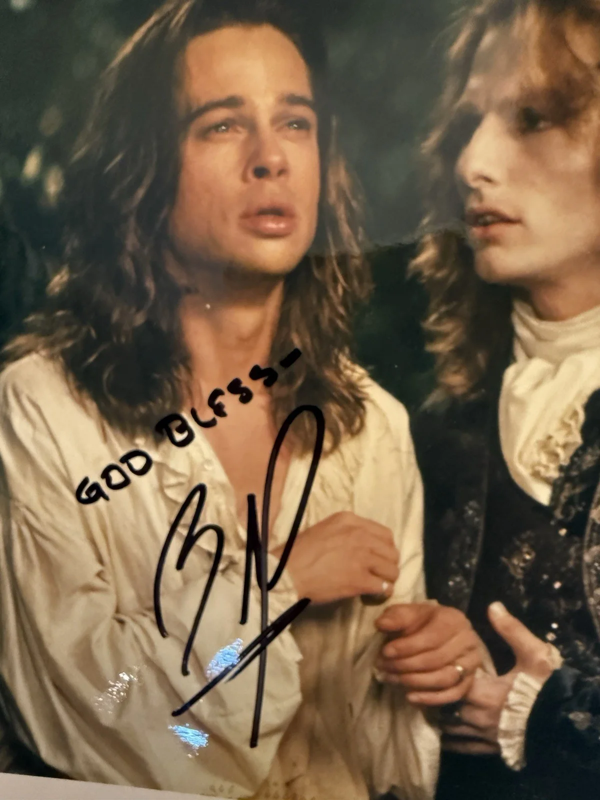 Tom Cruise, Brad Pitt — Tom Cruise & Brad Pitt Signed 8 x 10 Photo COA “Interview With The Vampire”, image 3