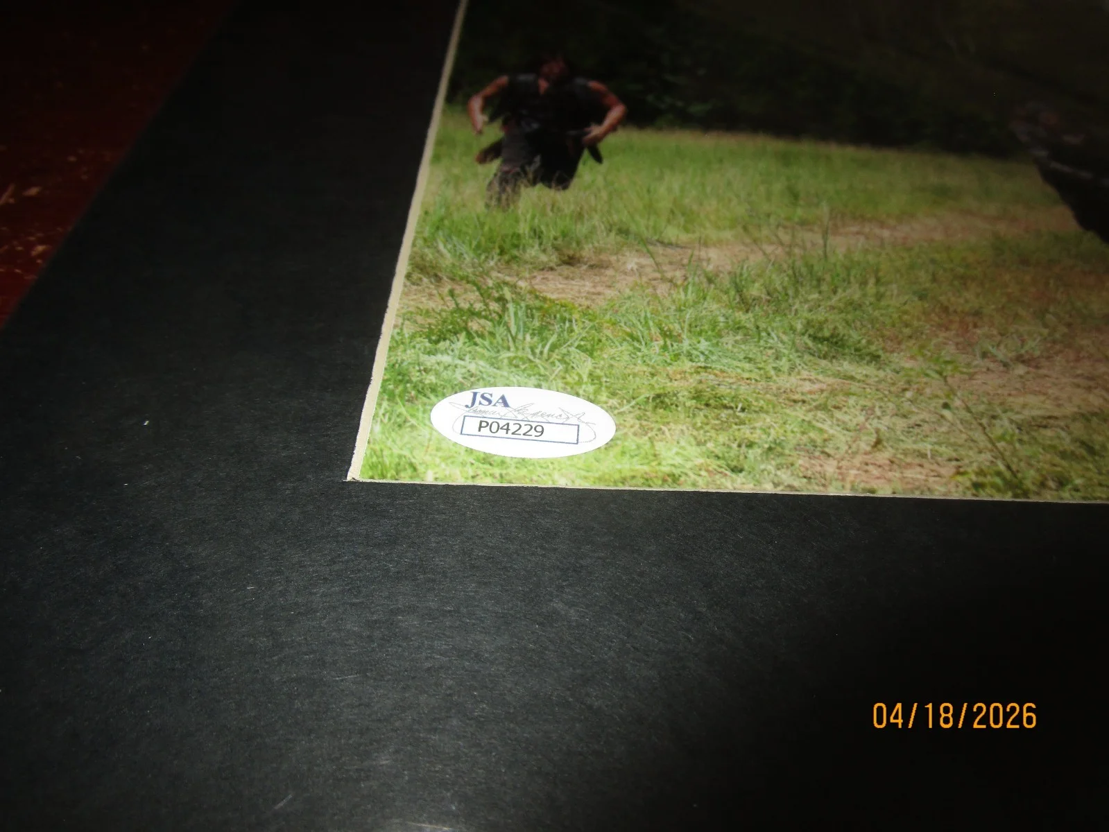 Tom Payne Actor The Walking Dead Matted Signed 8X10 Photo JSA COA P04229, изображение 3