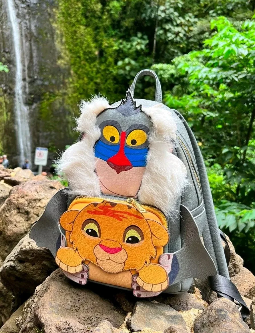 Loungefly Lion King Circle Of Life Simba & Rafiki backpack Brand New very rare, изображение 4