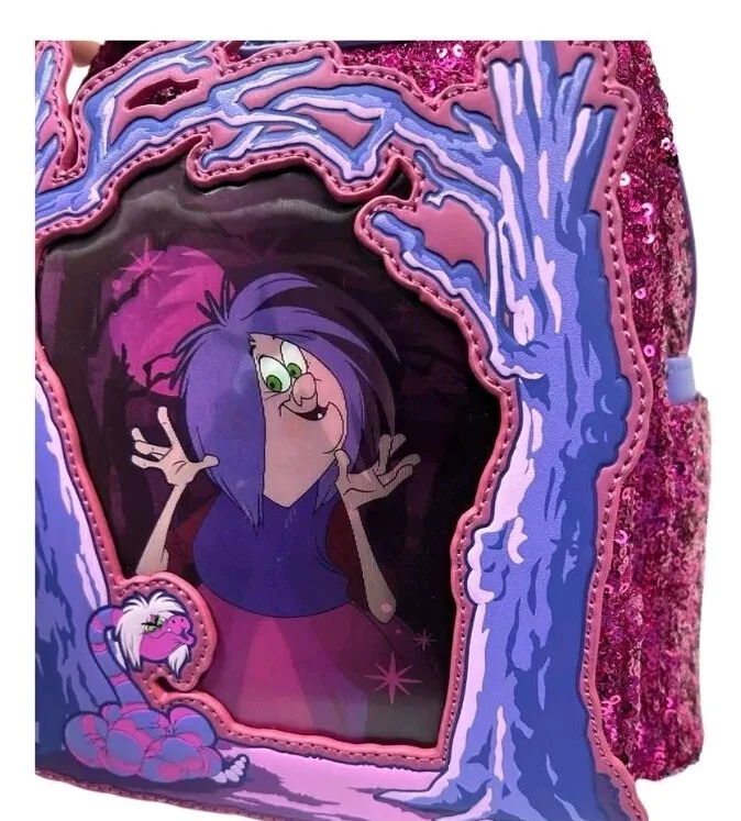 Madam Mim Loungefly Lenticular Sequin Backpack - The in The Stone BNWT, image 2