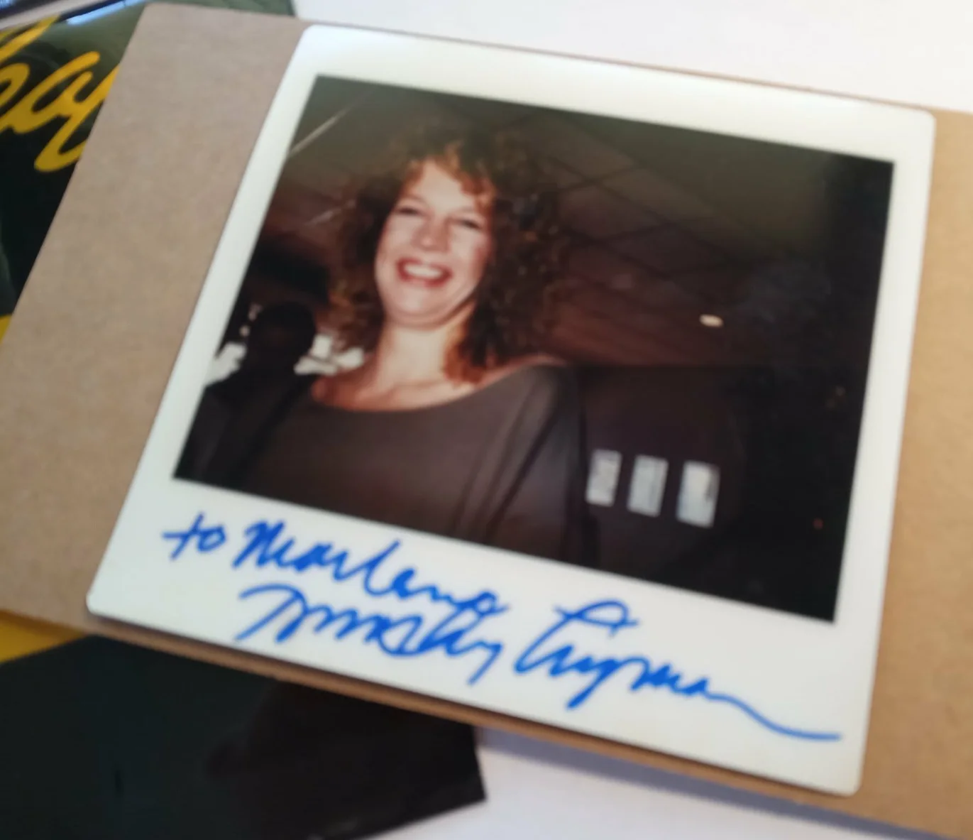 2023 LEAF Orig Autographed Polaroid Photo Authentic Dorothy Lyman, изображение 2