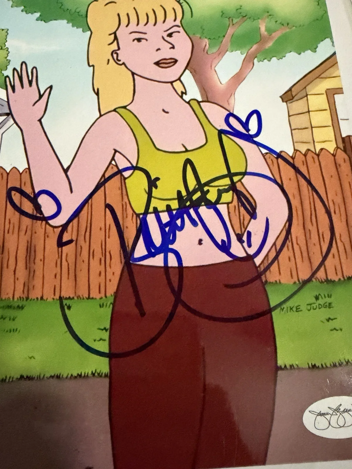 Brittany Murphy — Brittany Murphy Autographed Luanne King Of The Hill 8X10 Photo JSA LOA Signed, изображение 4
