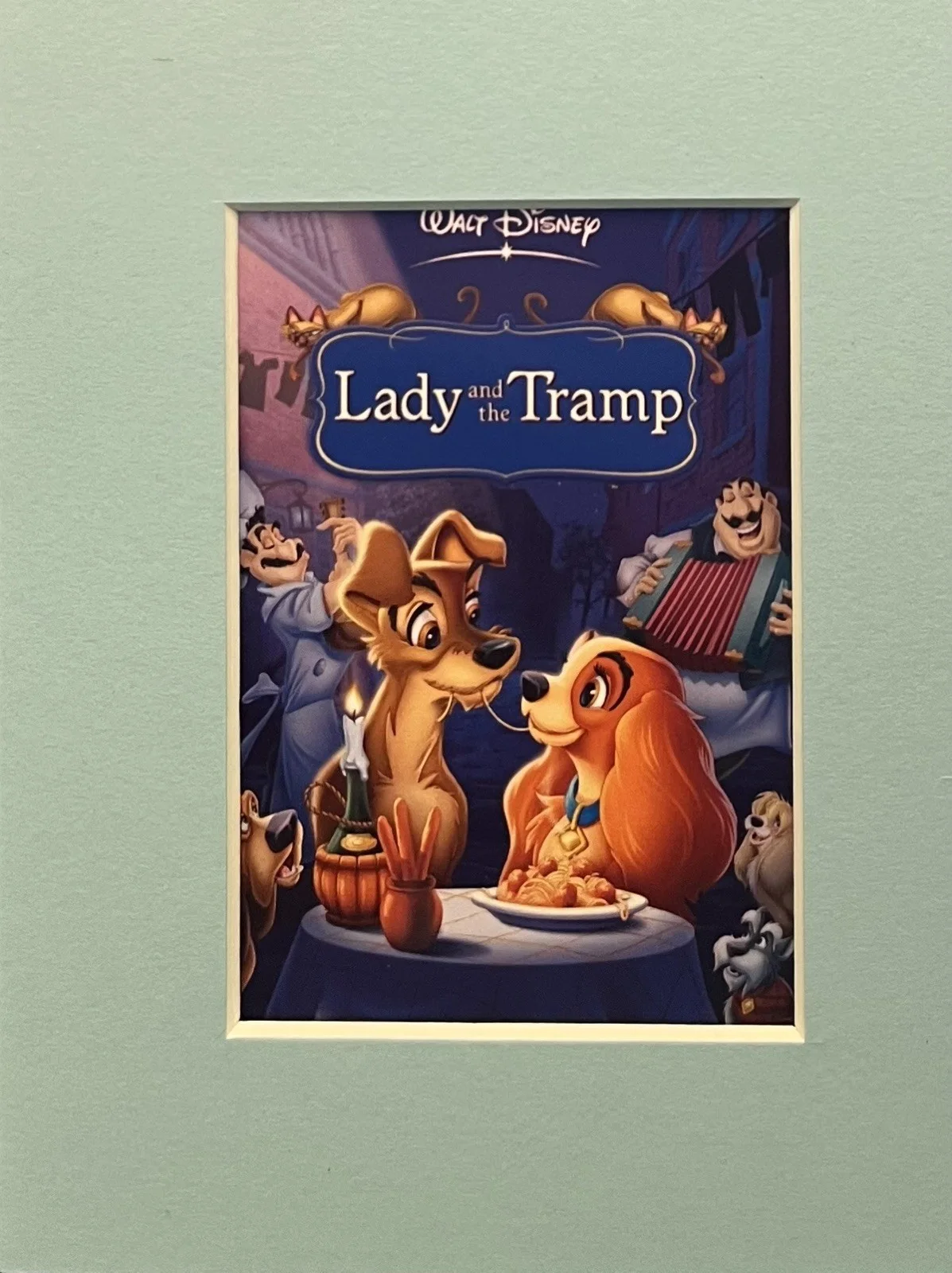LADY AND THE TRAMP. 35mm Film Cell Mounted Display, изображение 2