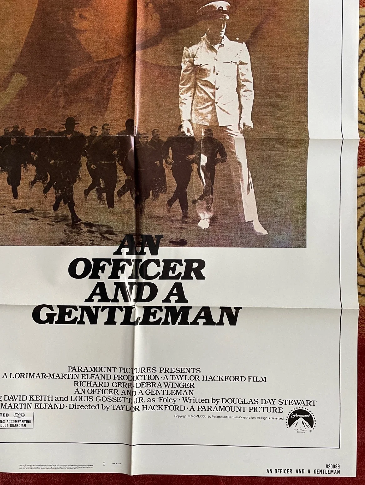 AN OFFICER AND A GENTLEMAN (1982) Original US One Sheet Film Poster 820099, изображение 5