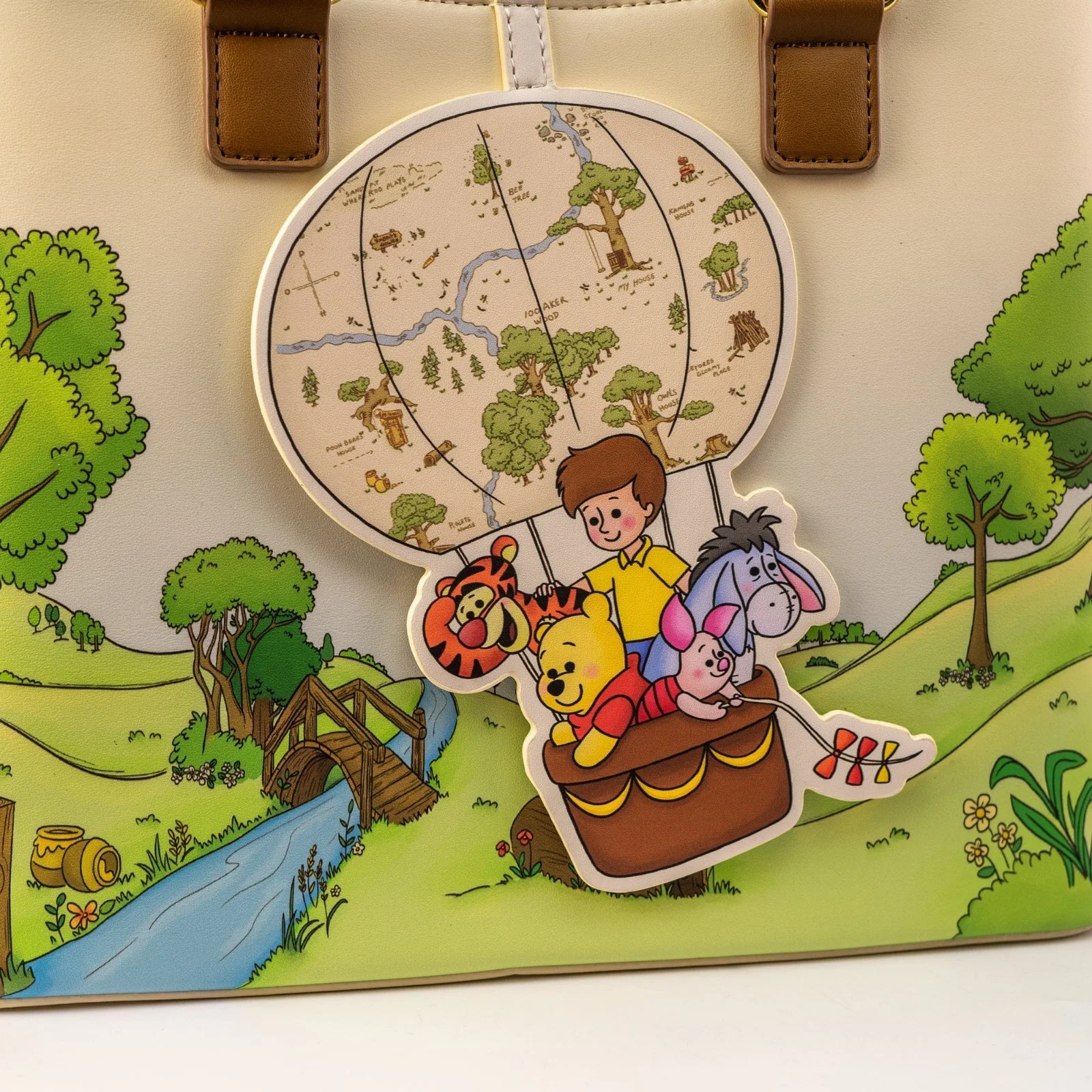 Loungefly Disney Winnie the Pooh Hot Air Balloon Handbag crossbody bag, изображение 3