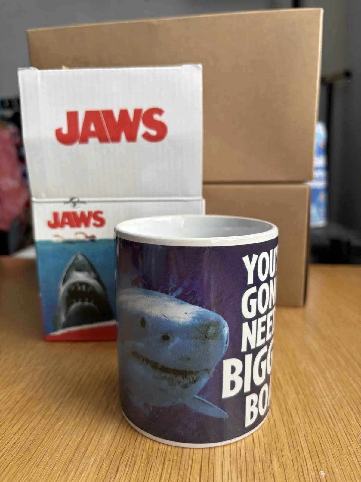 Jaws Universal Mug 'You're Gonna Need a Bigger Boat' Graphic Print In Box, image 3
