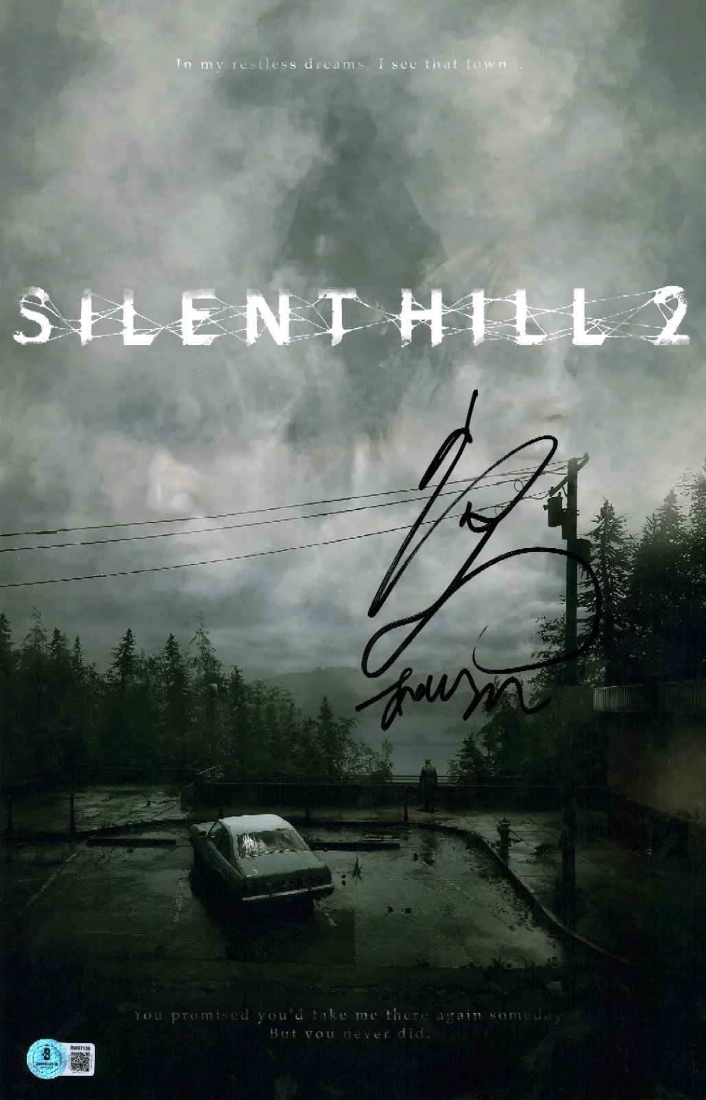 akira yamaoka — Akira Yamaoka Signed Autographed Silent Hill Composer 11x17 Photo Poster BAS COA