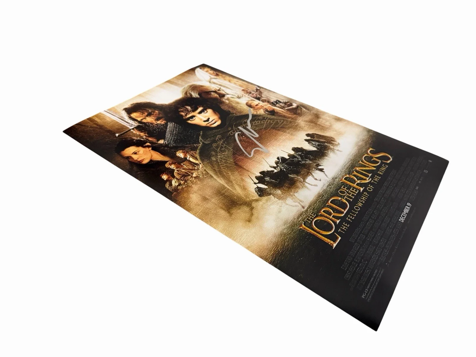 Elijah Wood — ELIJAH WOOD SIGNED AUTOGRAPH LORD OF THE RINGS 12x18 PHOTO MOVIE POSTER w/ PROOF, изображение 2