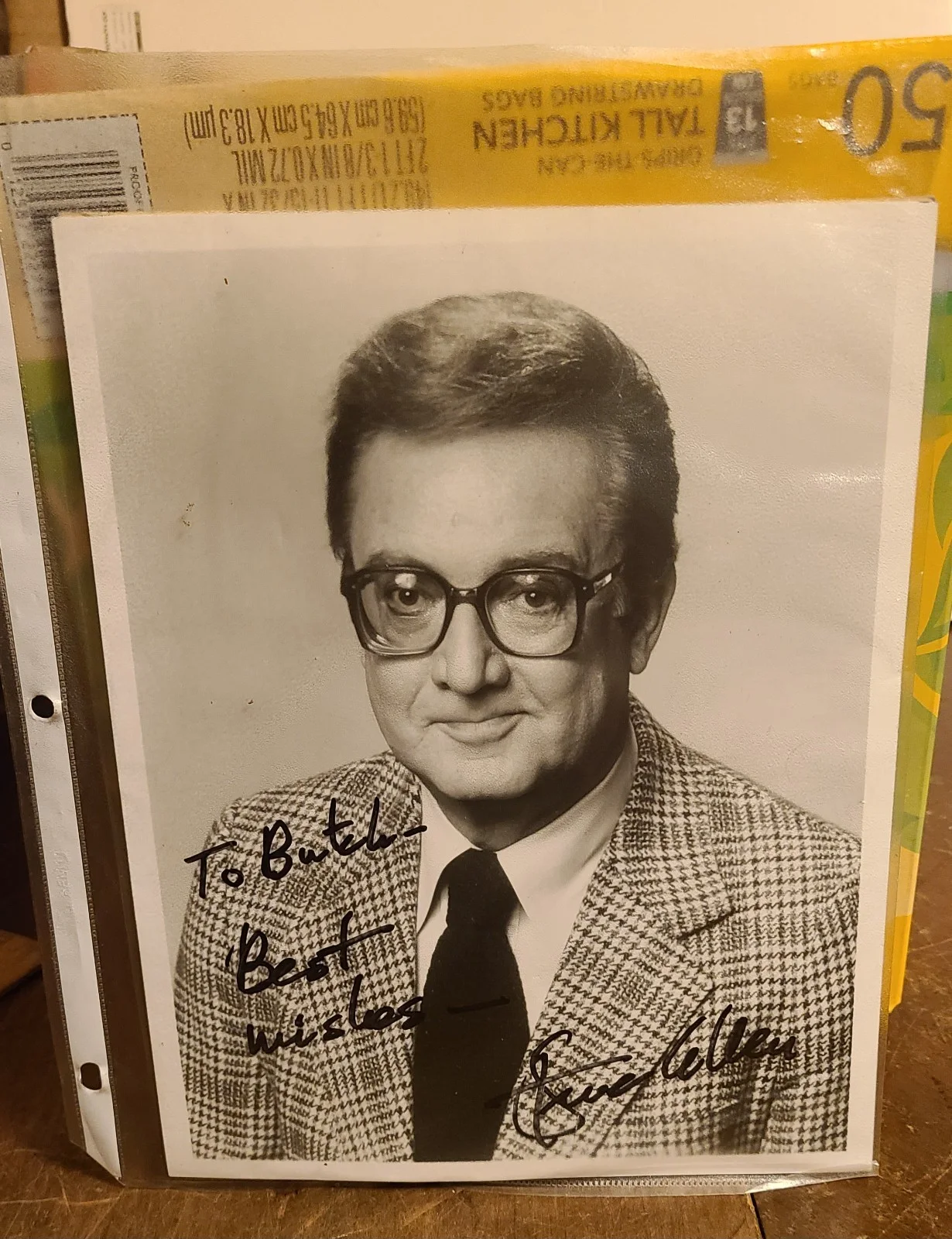Bob Hope, Steve Allen — Vtg autographed signed photo of Bob Hope and Steve Allen auction find pics !!, изображение 2