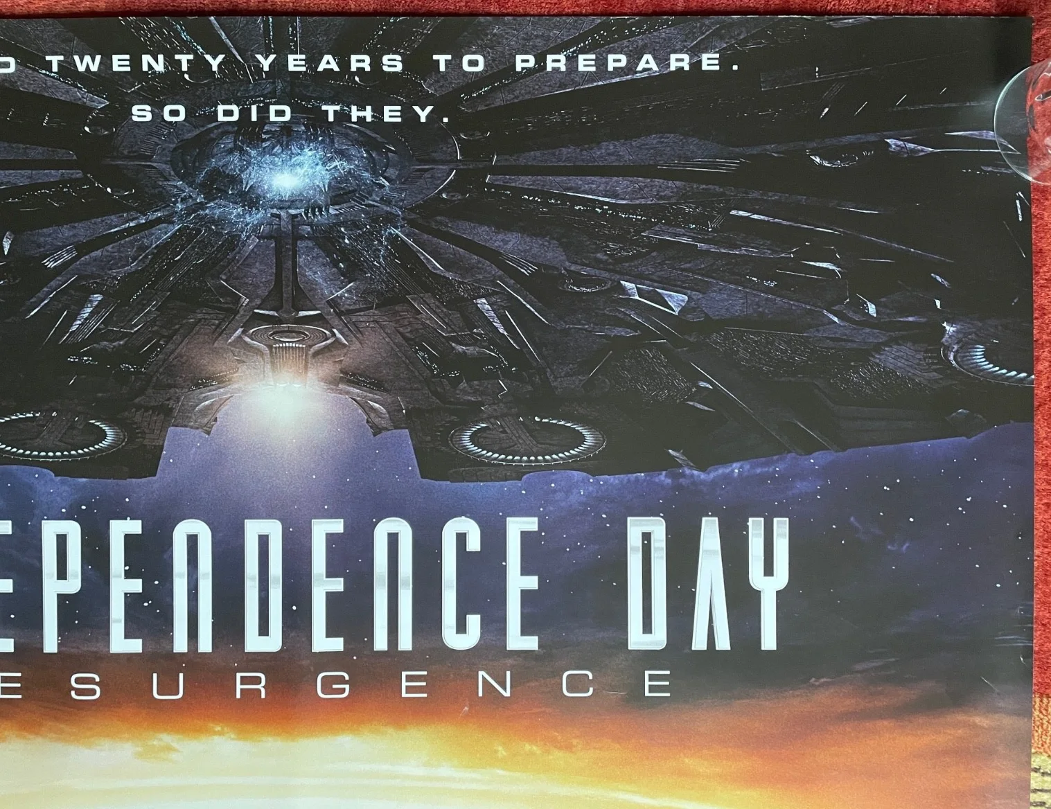 INDEPENDENCE DAY: RESURGENCE (2016) Original UK Quad Movie Poster, изображение 3