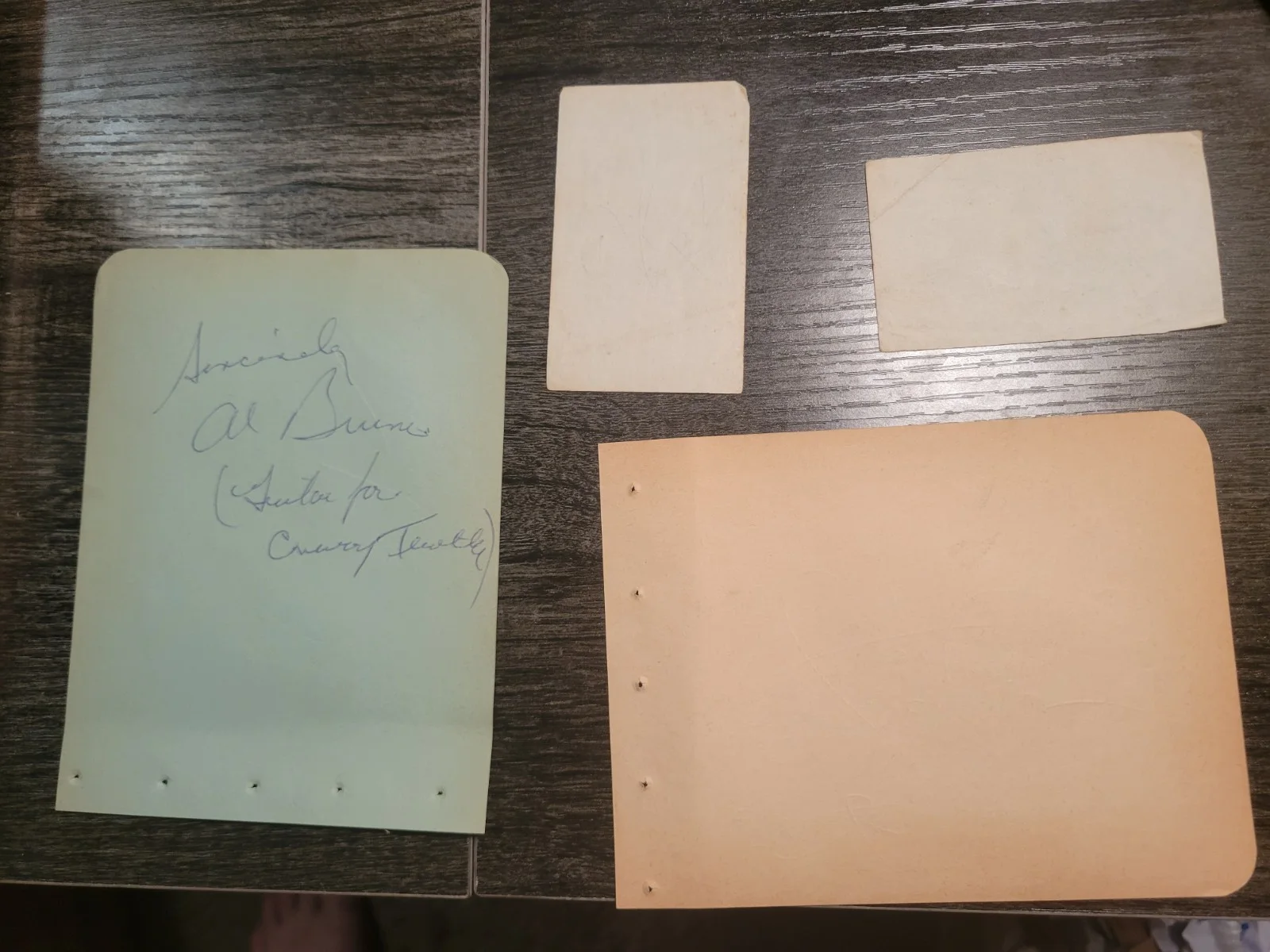 SIGNED Conway Twitty (lot of 2) plus band members Autograph Autographed Al Bruno, изображение 2
