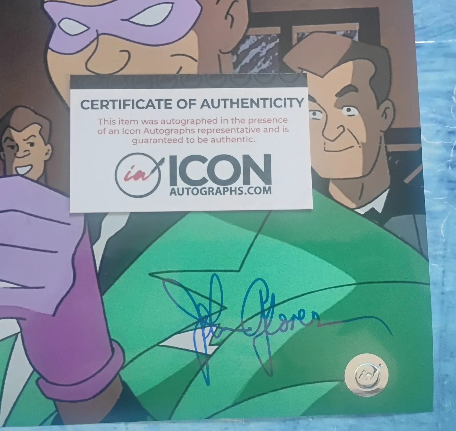 John Glover Hand Signed 8x10 Photo COA Batman NO US TARIFFS, image 4