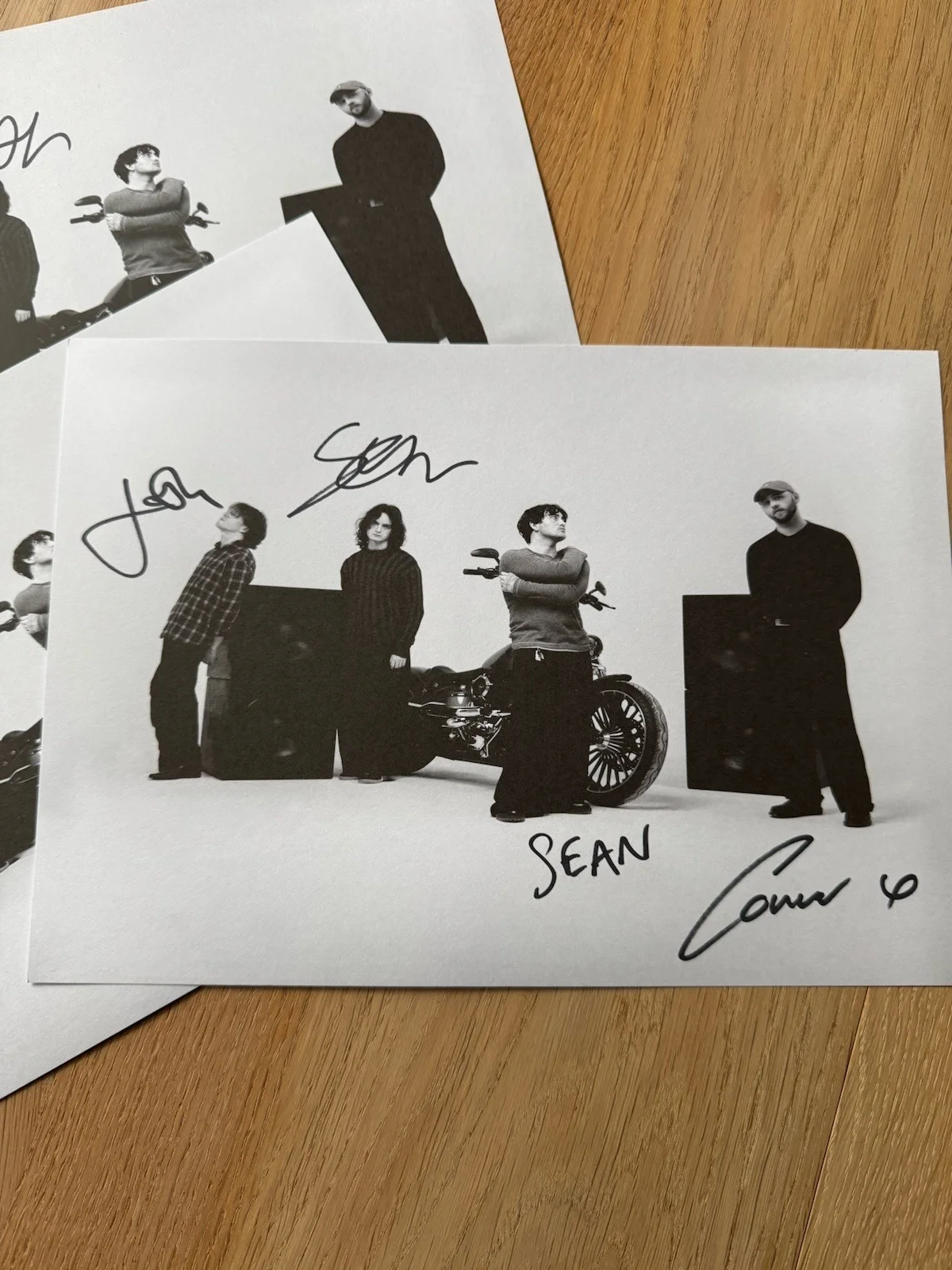 Courting signed Lust For Life Band Photo, image 2