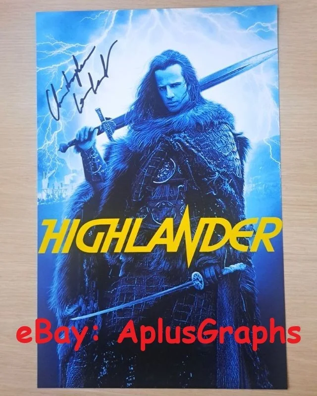 Christopher Lambert — CHRISTOPHER LAMBERT... Highlander (11x17) SIGNED