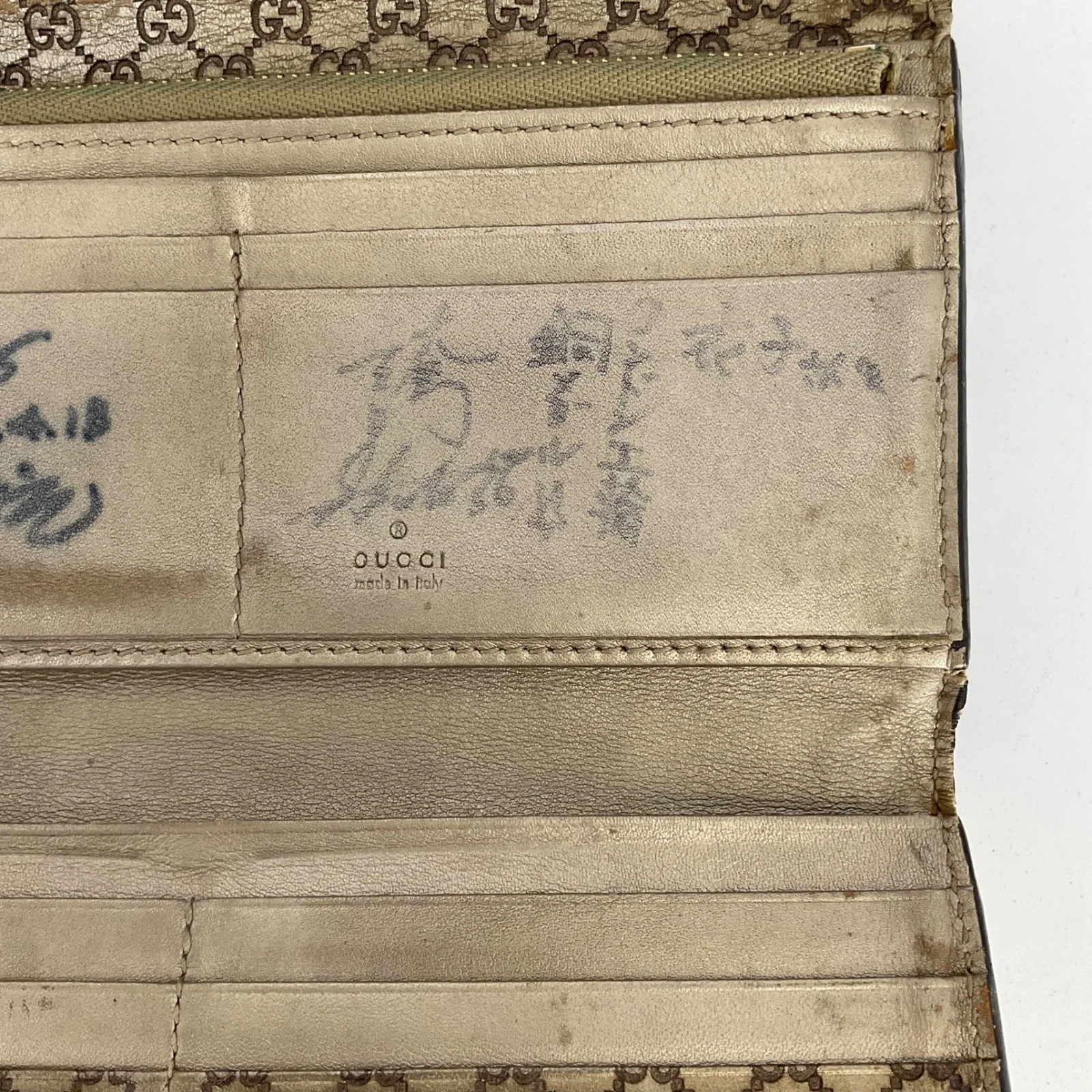 Joo Won Signed Authentic Gucci GG Supreme Continental Wallet K-Drama Good Doctor, image 3