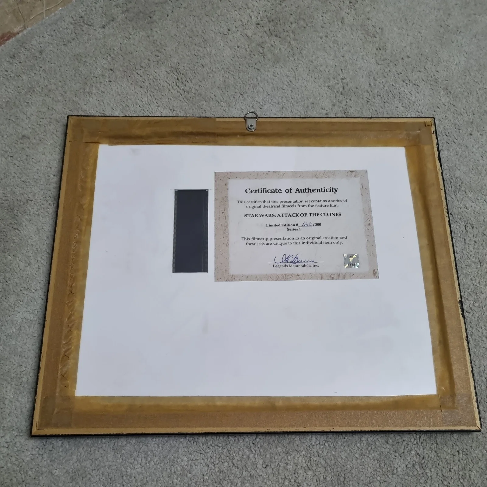 Star Wars Attack of the Clones Filmcel 160/300 Limited Edition Framed, изображение 4