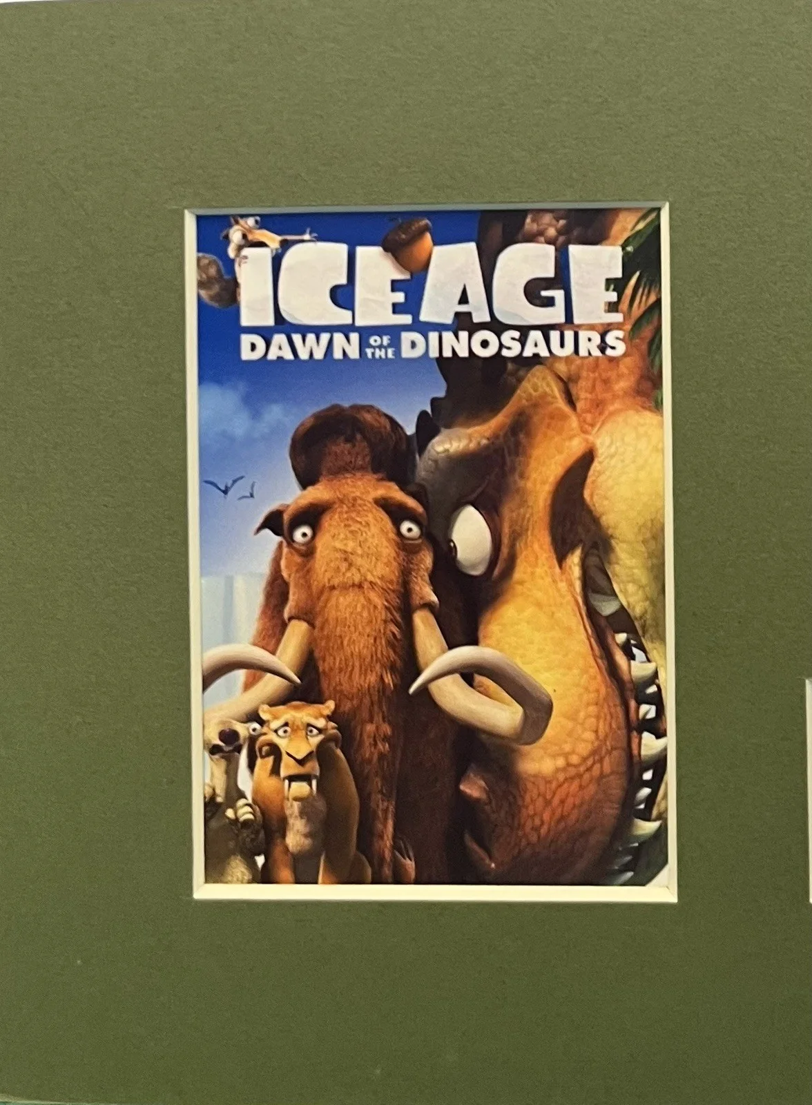 IVE AGE. Dawn of the Dinosaur’s. 35mm Film Cell Mounted Display, изображение 2