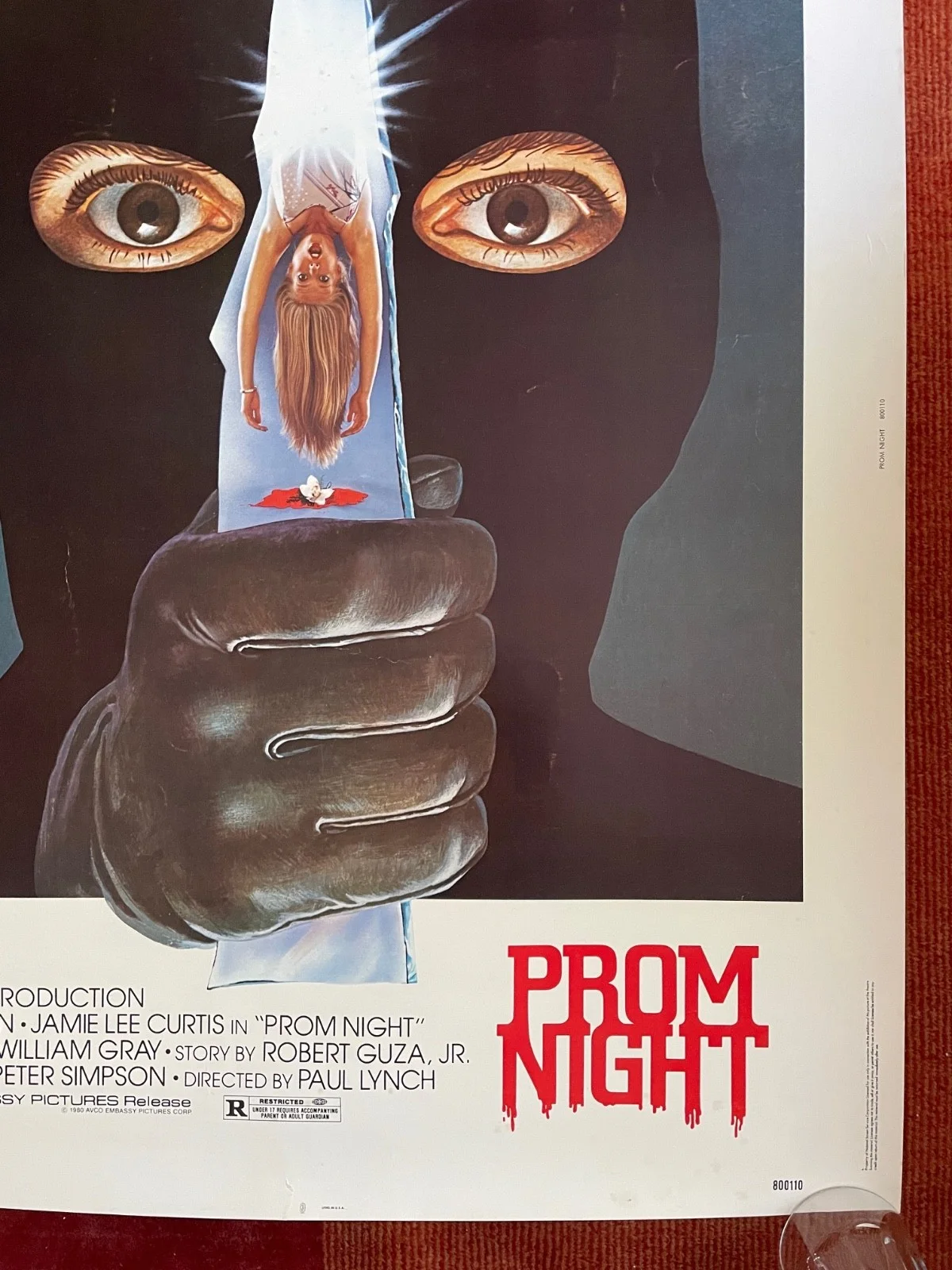 PROM NIGHT (1980) Original US 30 x 40" Movie Film Poster VERY RARE, изображение 5