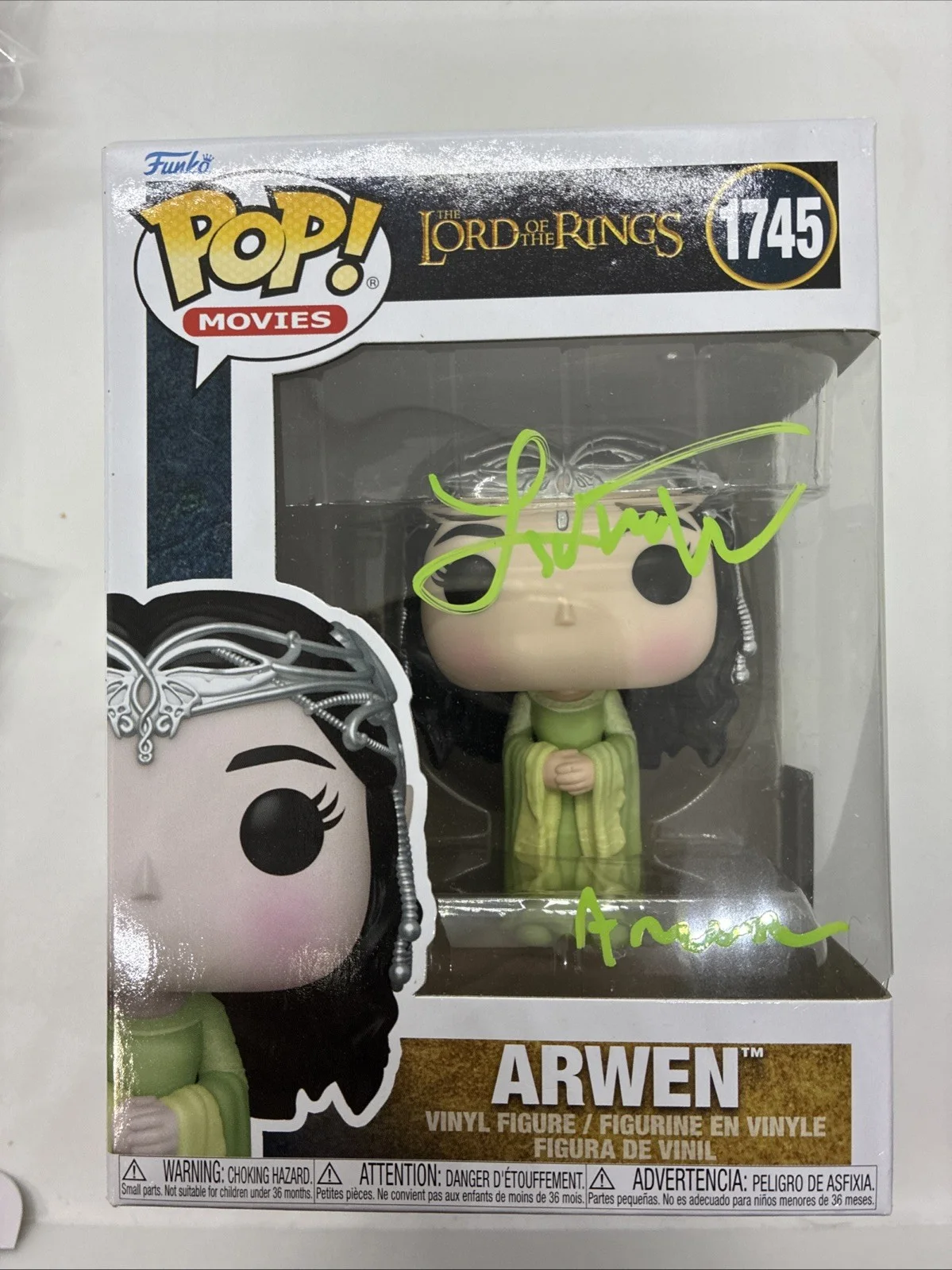 Liv Tyler — LIV TYLER SIGNED Arwen Funko POP! #1745 The Lord of The Rings - Official Pix COA