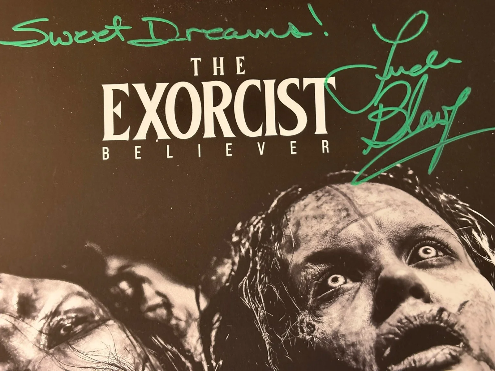 Linda Blair Signed Exorcist Believer Movie Soundtrack Vinyl Record, изображение 2