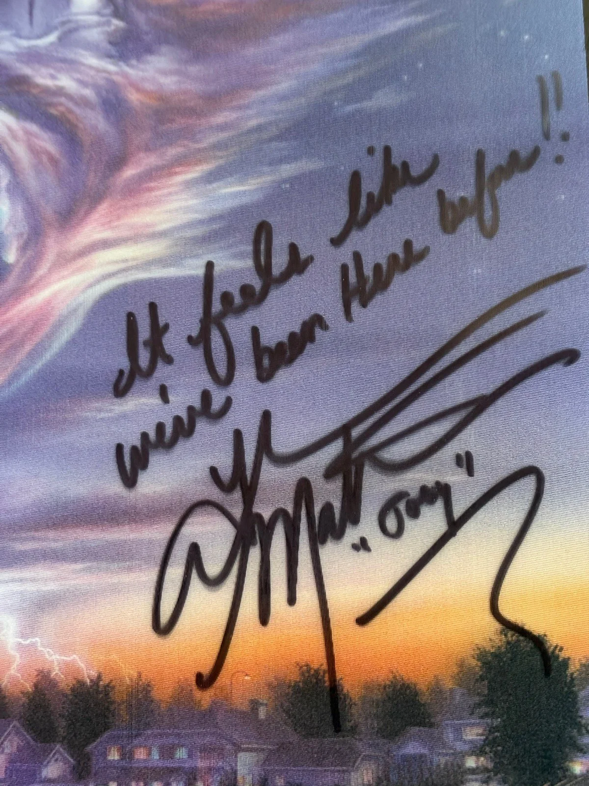 Thom Mathews Signed Return of The Living Dead Part 2 Movie Soundtrack Vinyl, изображение 3