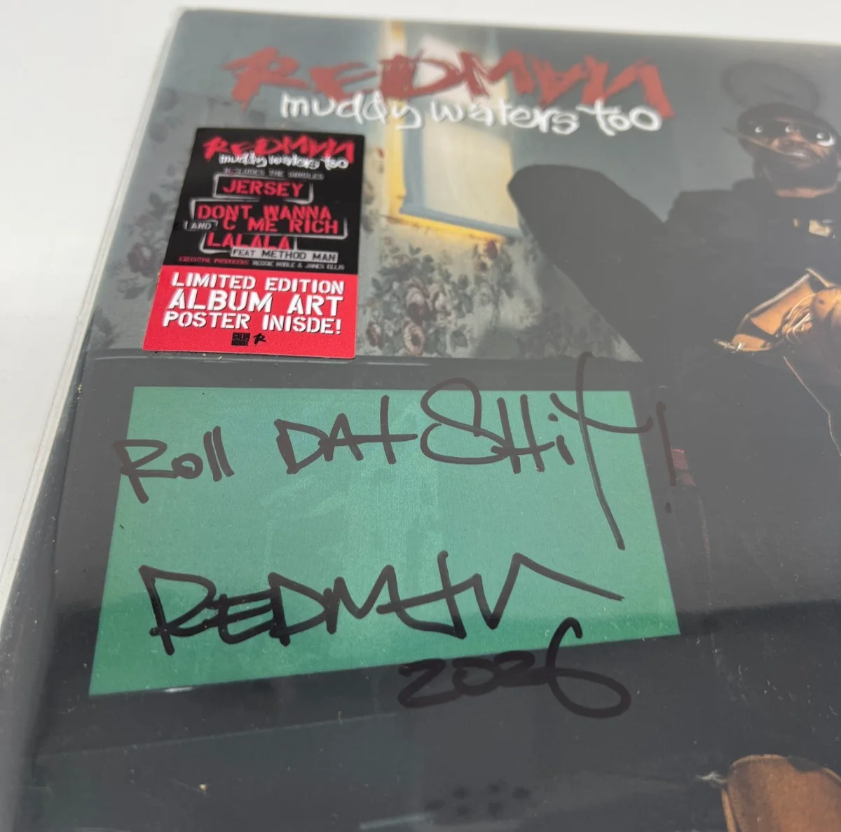 REDMAN Muddy Waters Too SIGNED Vinyl LP Autographed Wu-Tang Clan, изображение 2