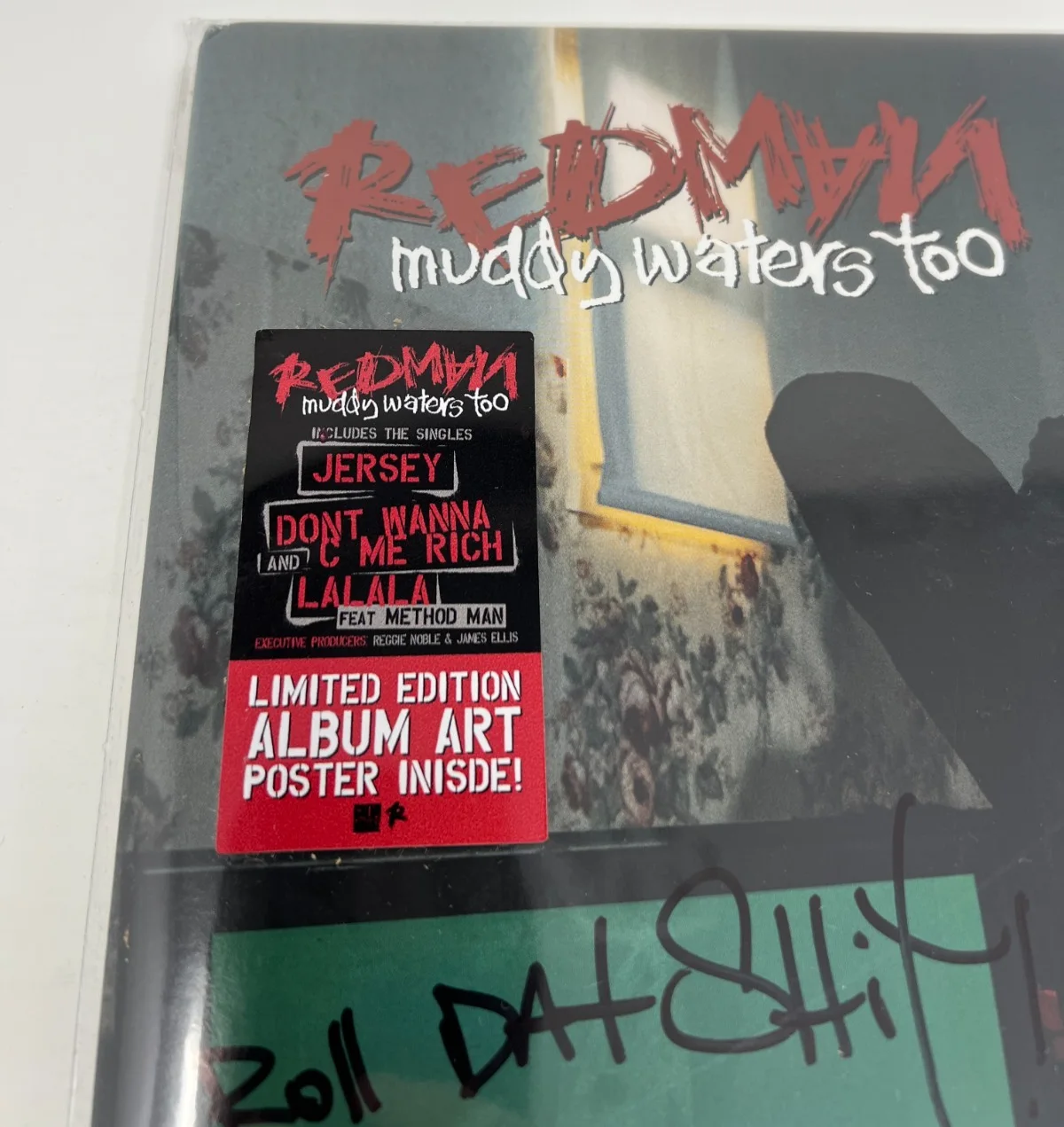 REDMAN Muddy Waters Too SIGNED Vinyl LP Autographed Wu-Tang Clan, изображение 3