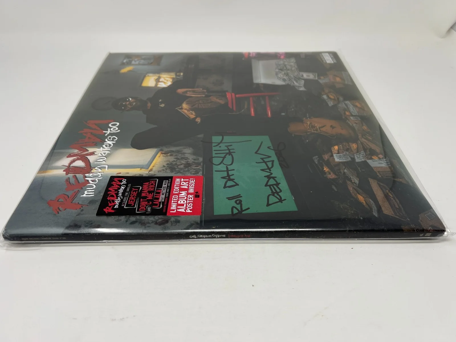 REDMAN Muddy Waters Too SIGNED Vinyl LP Autographed Wu-Tang Clan, изображение 4