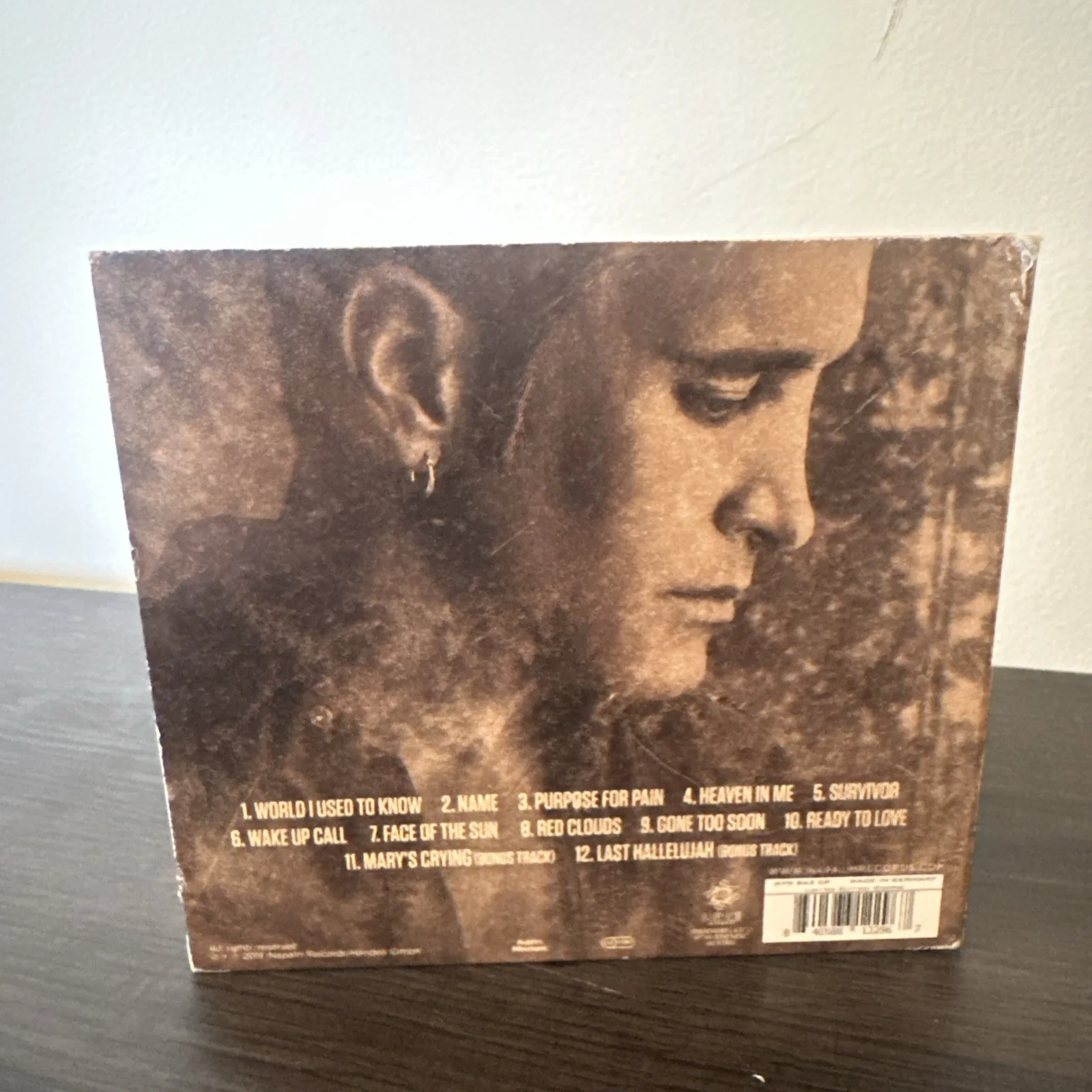Scott Stapp “The Space Between The Shadows” CD Signed AUTOGRAPH CREED, image 2