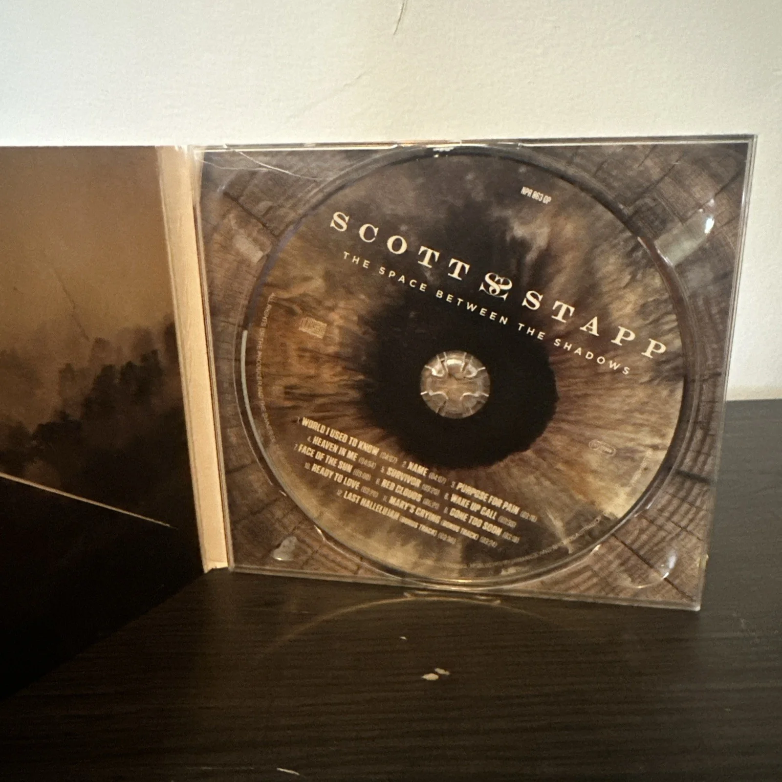 Scott Stapp “The Space Between The Shadows” CD Signed AUTOGRAPH CREED, image 3