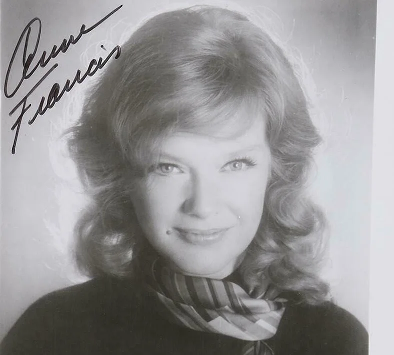 Jean Smart — ANNE FRANCIS SIGNED & INSCRIBED PHOTO - FORBIDDEN PLANET ACTRESS 4 x5 authentic, image 2